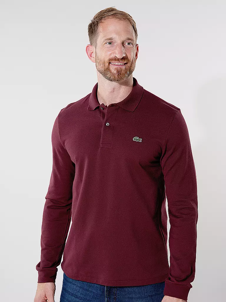 LACOSTE | Poloshirt Classic Fit L1312 | Rouge foncé