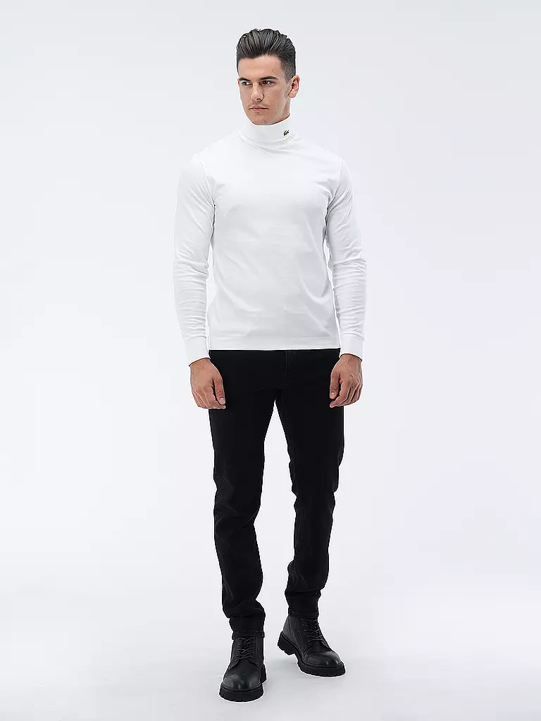LACOSTE | Rollkragenshirt | Blanc