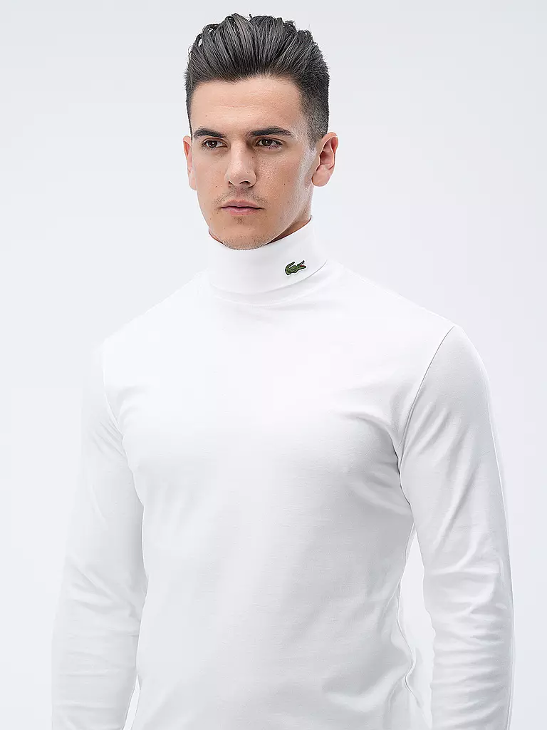 LACOSTE | Rollkragenshirt | Blanc