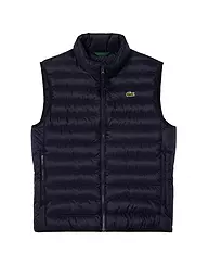LACOSTE | Steppgilet | Bleu foncé