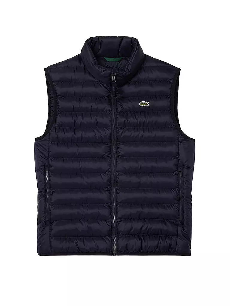 LACOSTE | Steppgilet | Bleu foncé