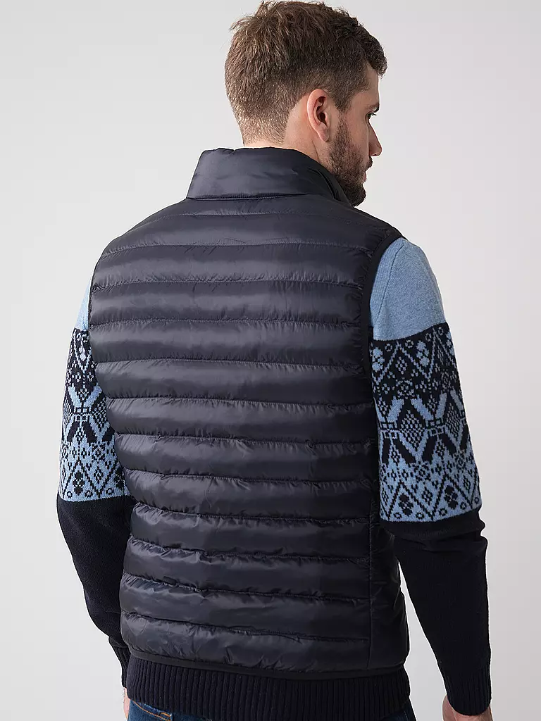 LACOSTE | Steppgilet | Bleu foncé
