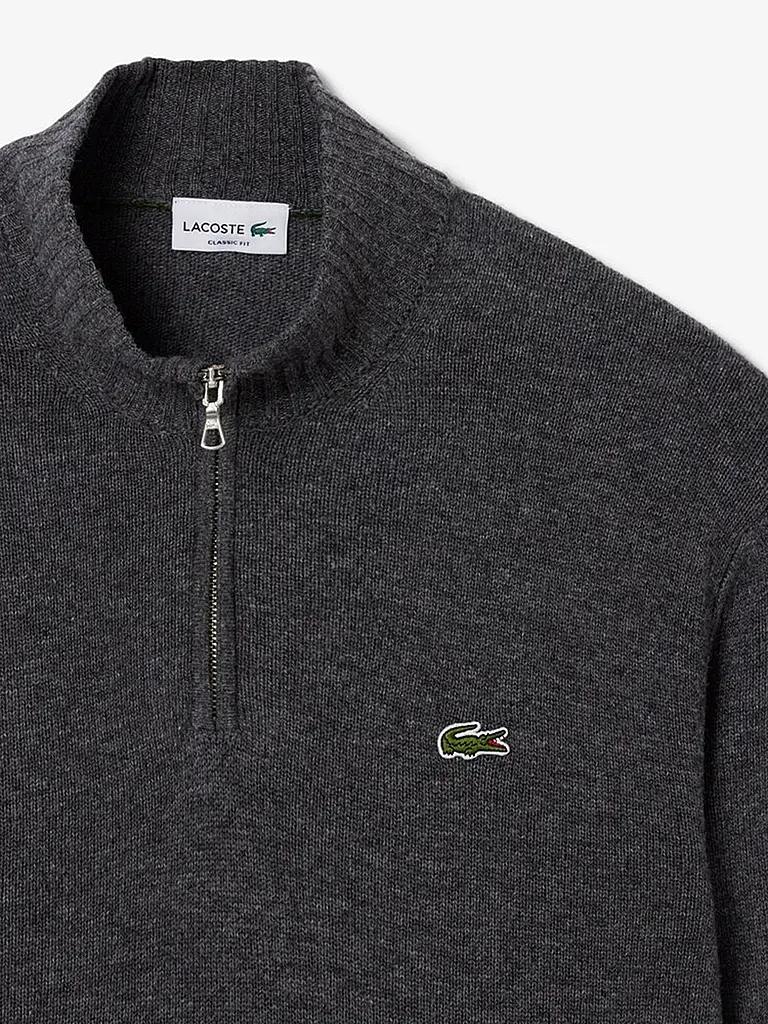 LACOSTE | Troyer Pullover  | grau