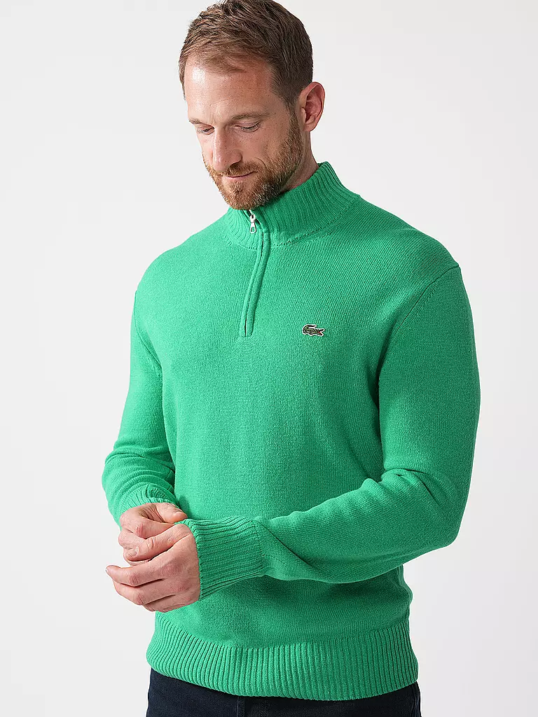 LACOSTE | Troyer Pullover | grün