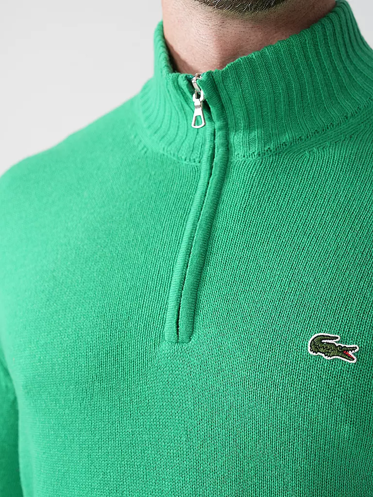 LACOSTE | Troyer Pullover | grün