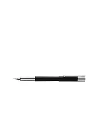 LAMY | Stylo plume "Scala" 080 acier inoxydable/noir mat | Noir