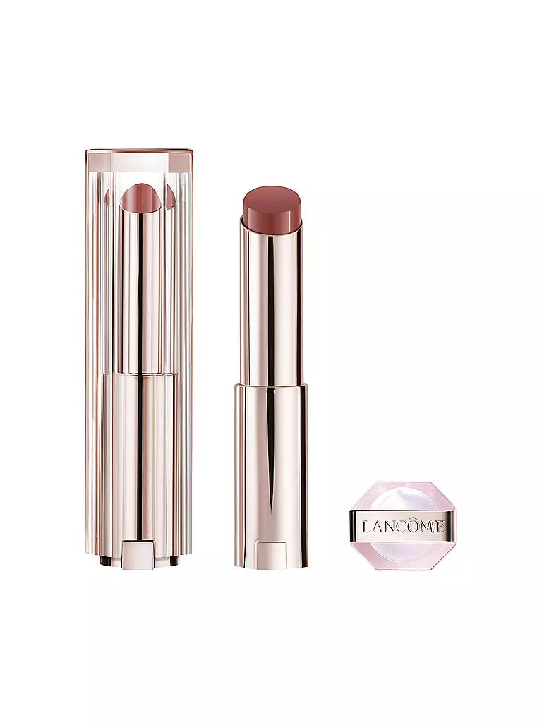 LANCÔME | Baume à lèvres teinté éclatant Lip Idôle Squalane-12 Butterglow (53 The tea is hot) | Rouge foncé