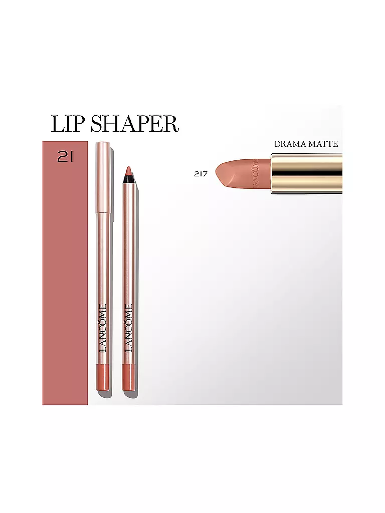 LANCÔME | Crayon à lèvres - Lip Idôle Lip Shaper Creamy Matte Lip Liner (21 Shade-throwing Beige) | 