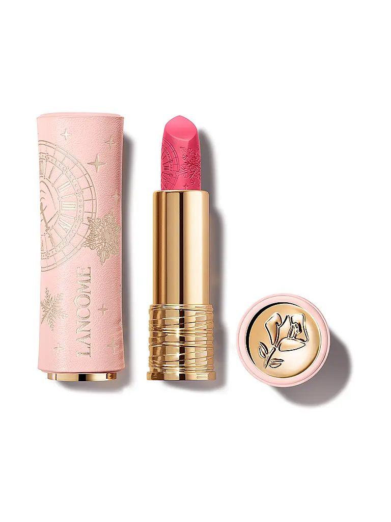 LANCÔME | Rouge à lèvres - L'Absolu Drama Matte Holiday Collection (025 Pink Express) | Rose vif