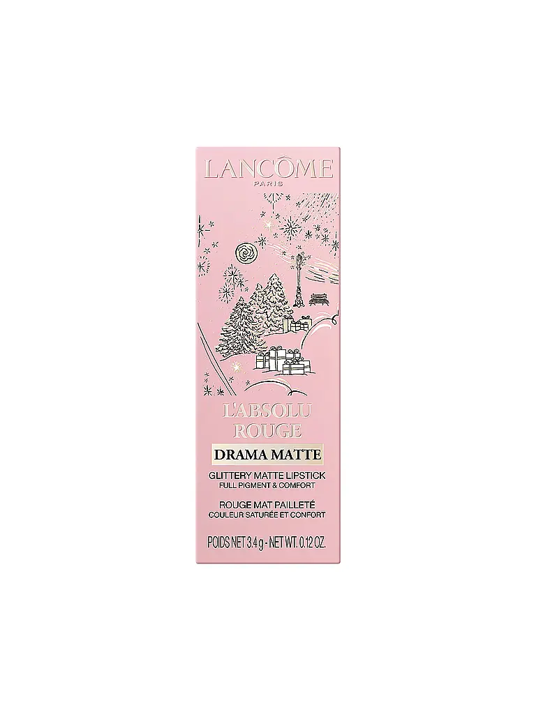 LANCÔME | Rouge à lèvres - L'Absolu Drama Matte Holiday Collection (296 Shimmery Dramaphoria) | Rose