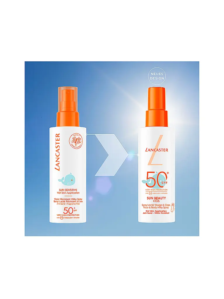 LANCASTER | Clean Sun Sensitive Kids Milky Spray SPF 50 150ml | 