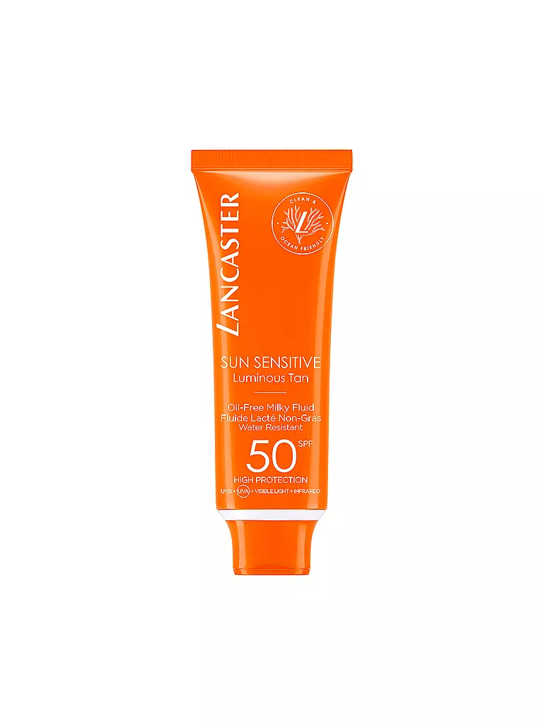 LANCASTER | Clean Sun Sensitive Milky Fluid SPF 50 50ml | Aucune couleur
