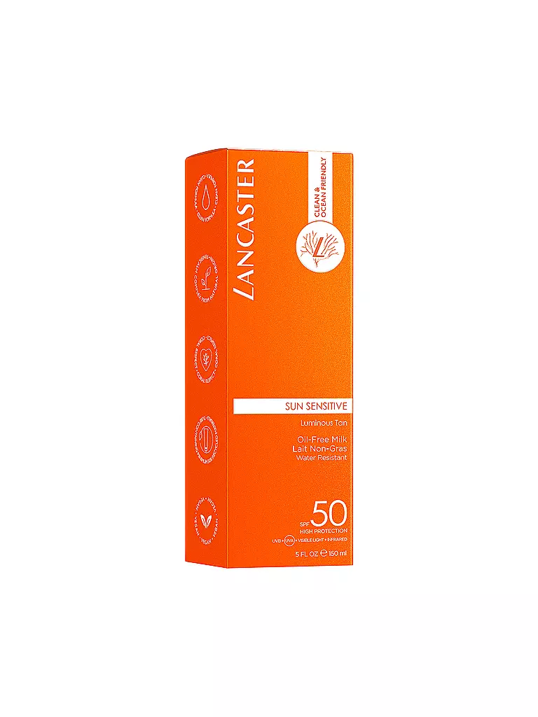 LANCASTER | Clean Sun Sensitive Oil Free Body Milk SPF 50 150ml | Aucune couleur