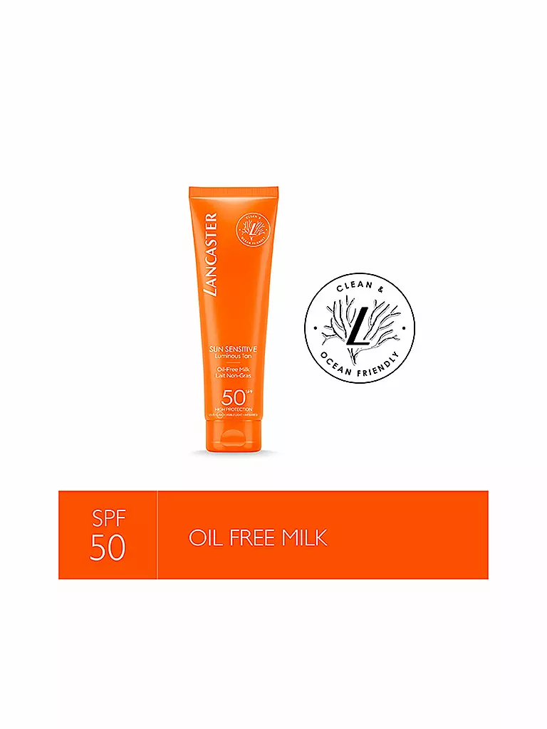 LANCASTER | Clean Sun Sensitive Oil Free Body Milk SPF 50 150ml | Aucune couleur