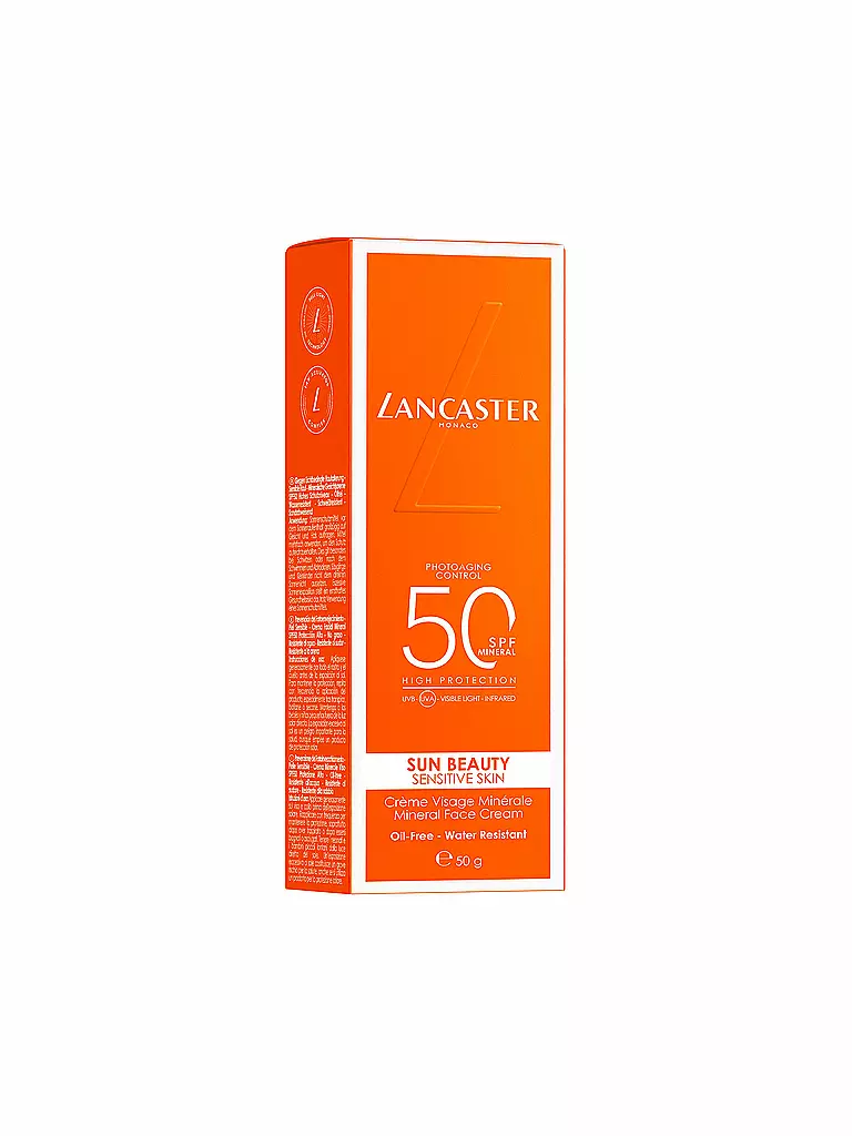 LANCASTER | Soin solaire - Crème visage minérale Sun SPF50 50ml | 