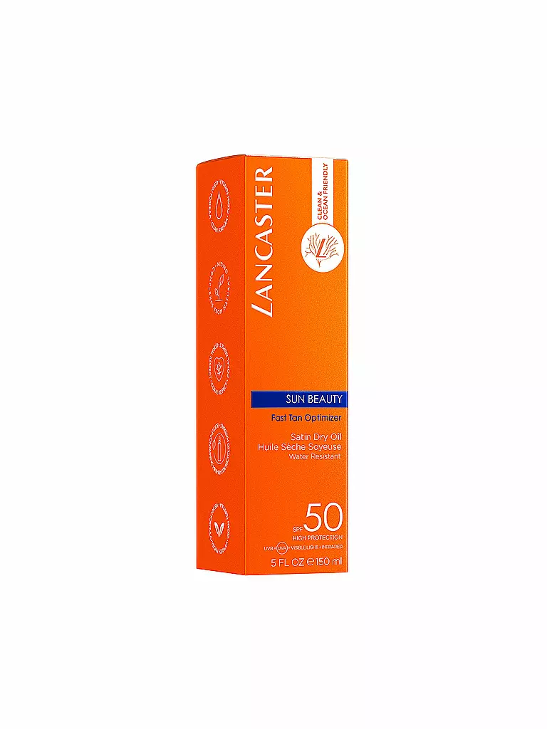 LANCASTER | Sun Beauty Huile Sèche Satinée SPF50 150ml | Aucune couleur