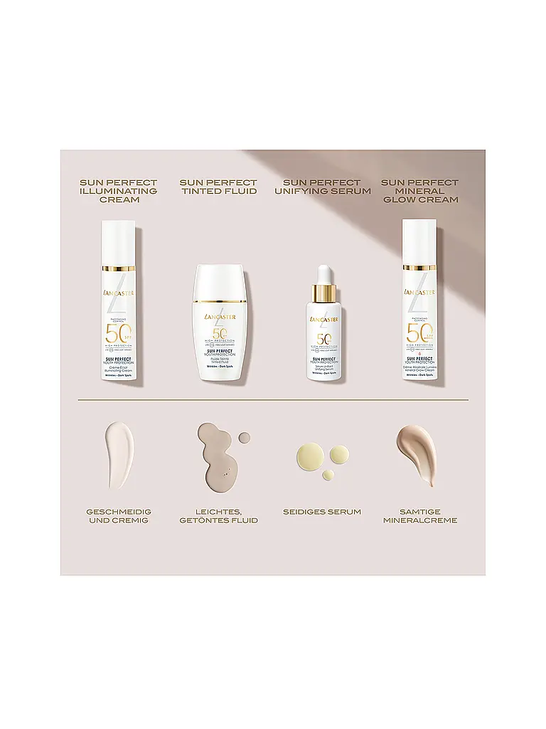 LANCASTER | Sun Perfect Fluide Perfecteur Solaire SPF50 30ml | 