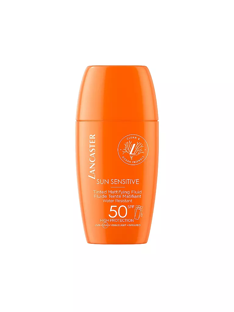 LANCASTER | Sun Sensitive Fluide Matifiant Teinté SPF50 30ml | Aucune couleur