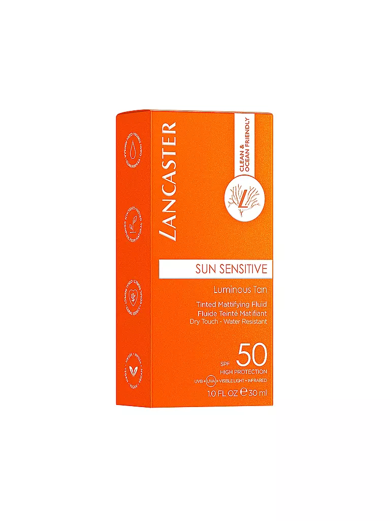 LANCASTER | Sun Sensitive Fluide Matifiant Teinté SPF50 30ml | Aucune couleur