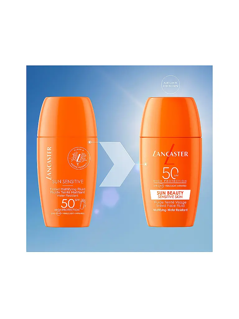 LANCASTER | Sun Sensitive Fluide Matifiant Teinté SPF50 30ml | Aucune couleur