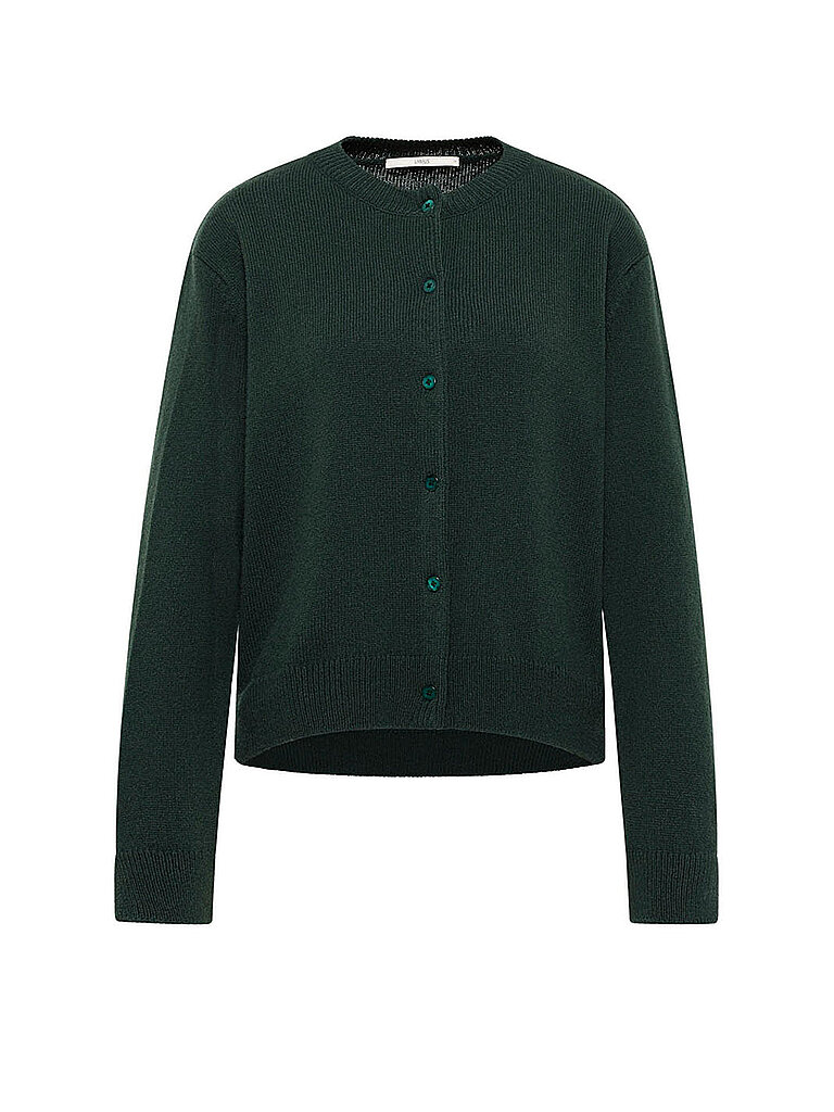 Cardigan Coupe Carrée vert foncé 40