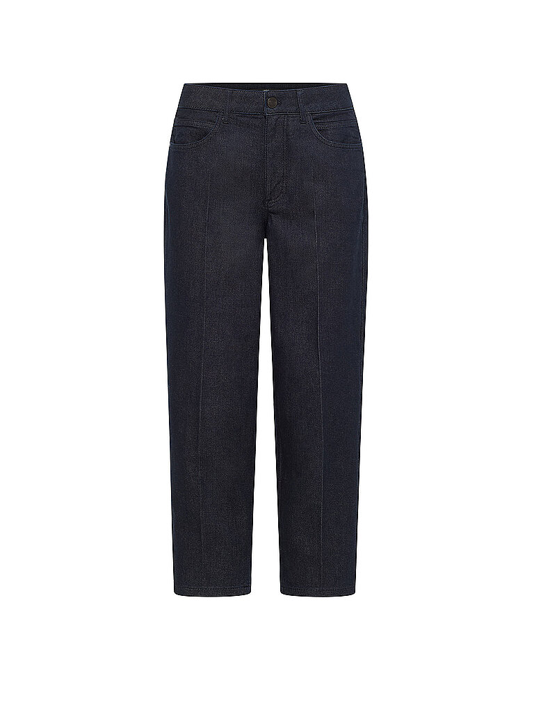 Jeans Coupe Boyfriend bleu marine 38