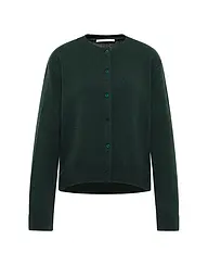 LANIUS | Cardigan coupe carrée | Vert foncé