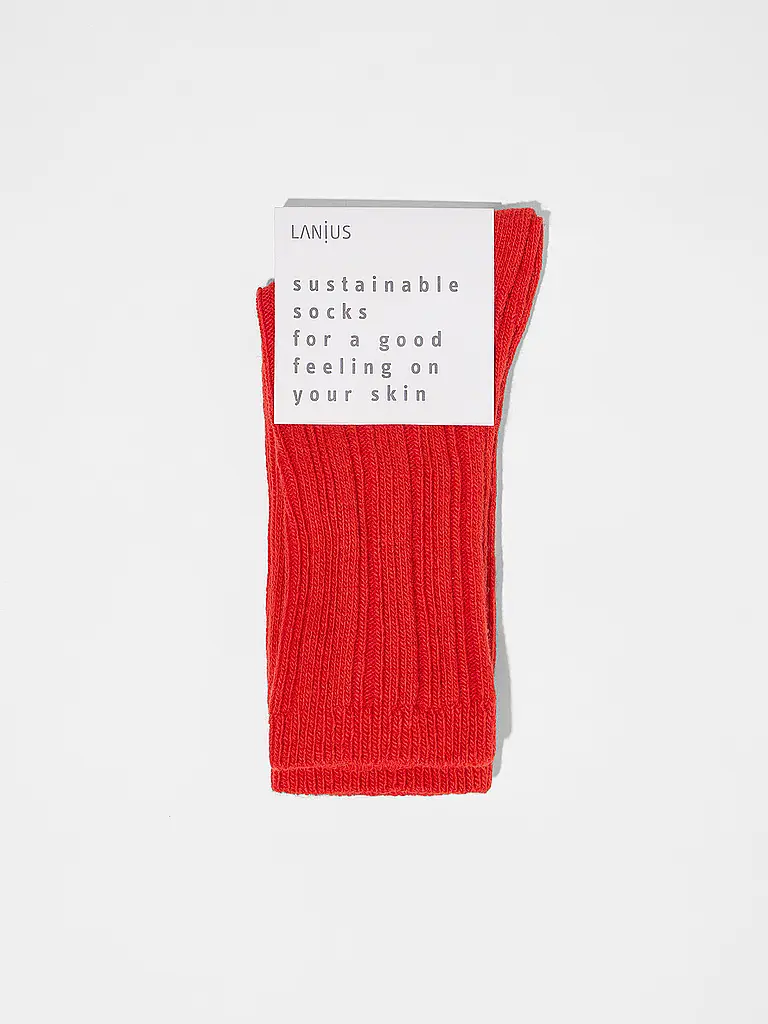 LANIUS | Chaussettes alerte rouge | 