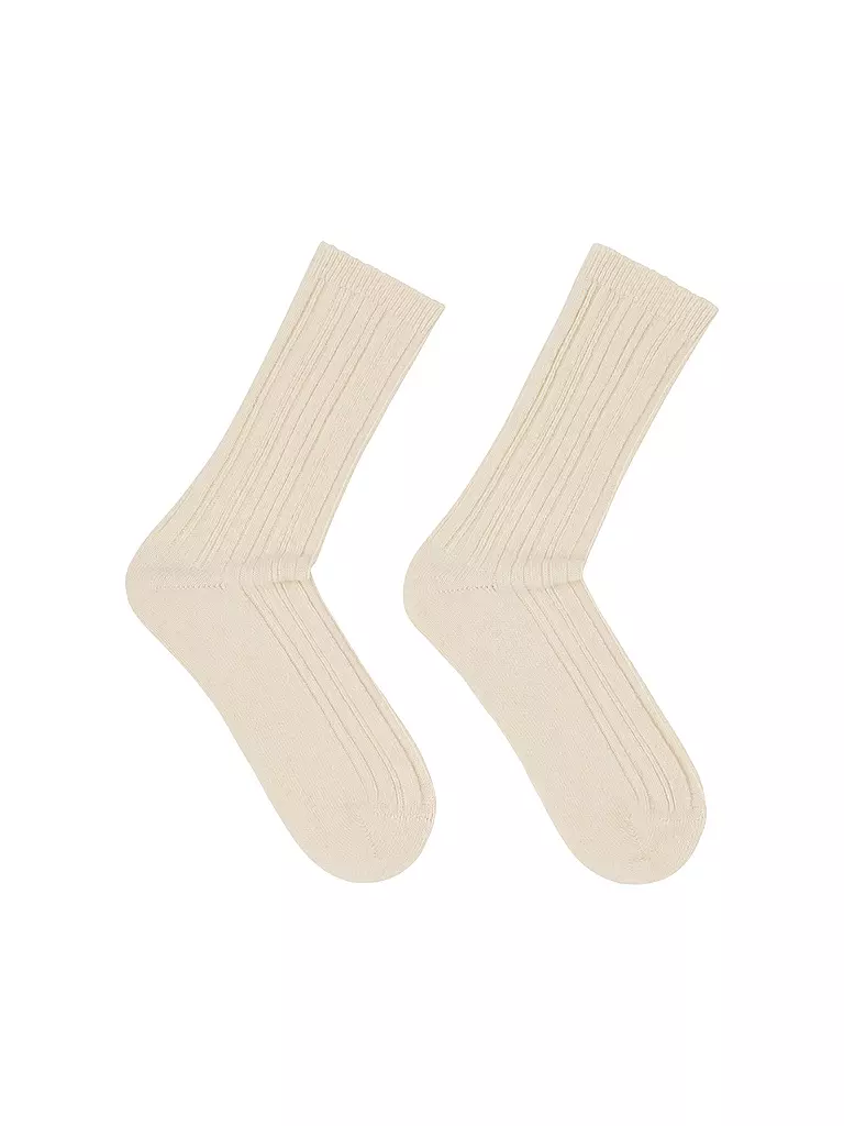 LANIUS | Chaussettes blanc cassé | creme