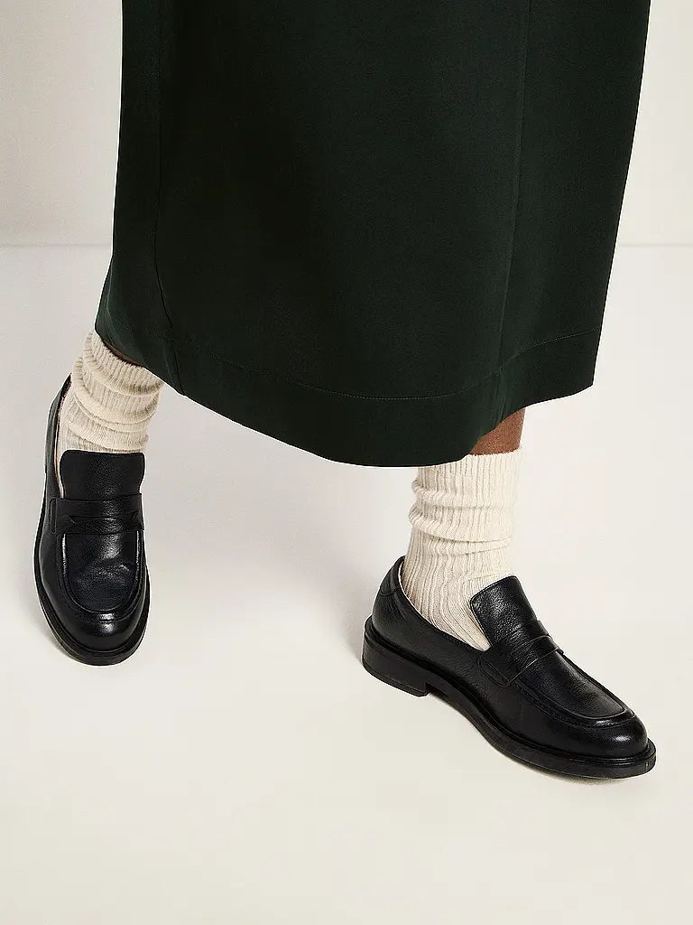 LANIUS | Chaussettes blanc cassé | 