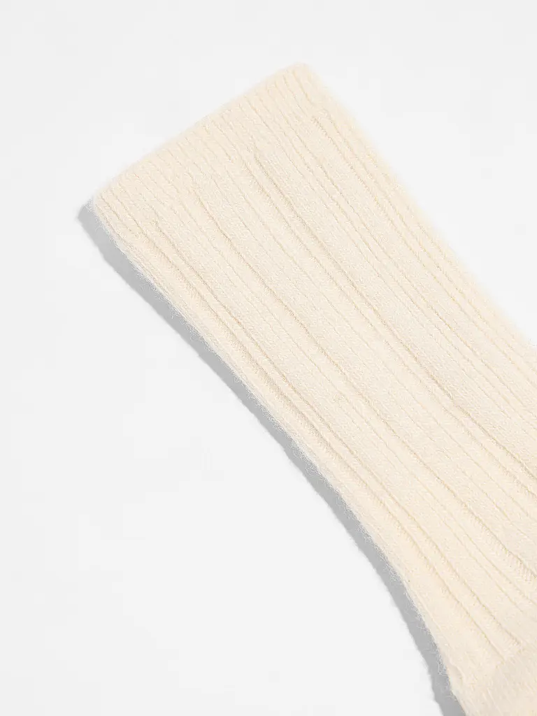 LANIUS | Chaussettes blanc cassé | 