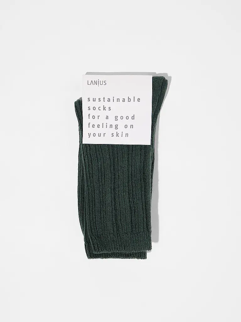 LANIUS | Chaussettes forest mélangées | dunkelgrün