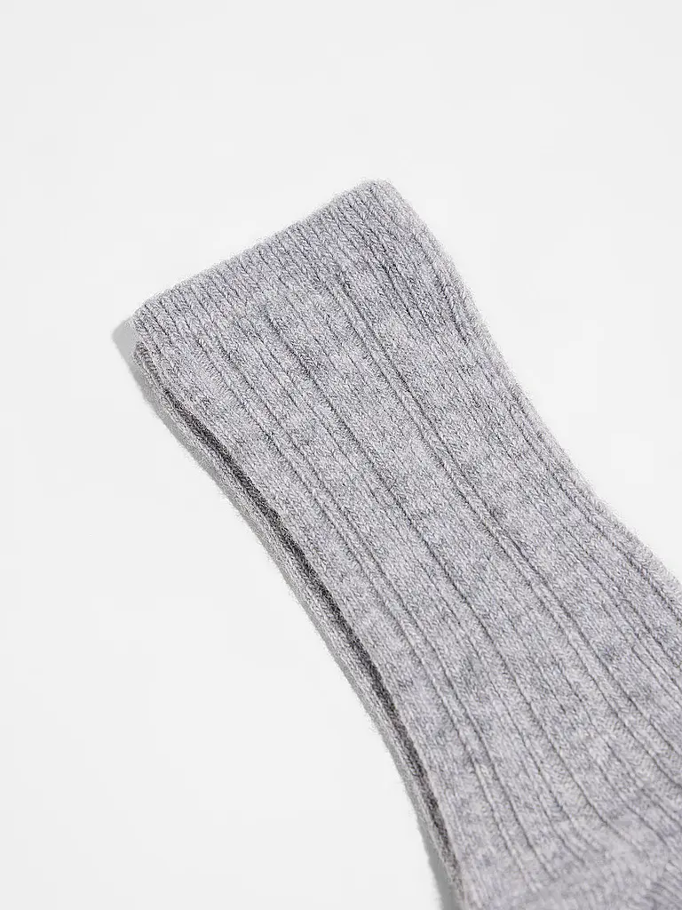 LANIUS | Chaussettes gris chiné | 