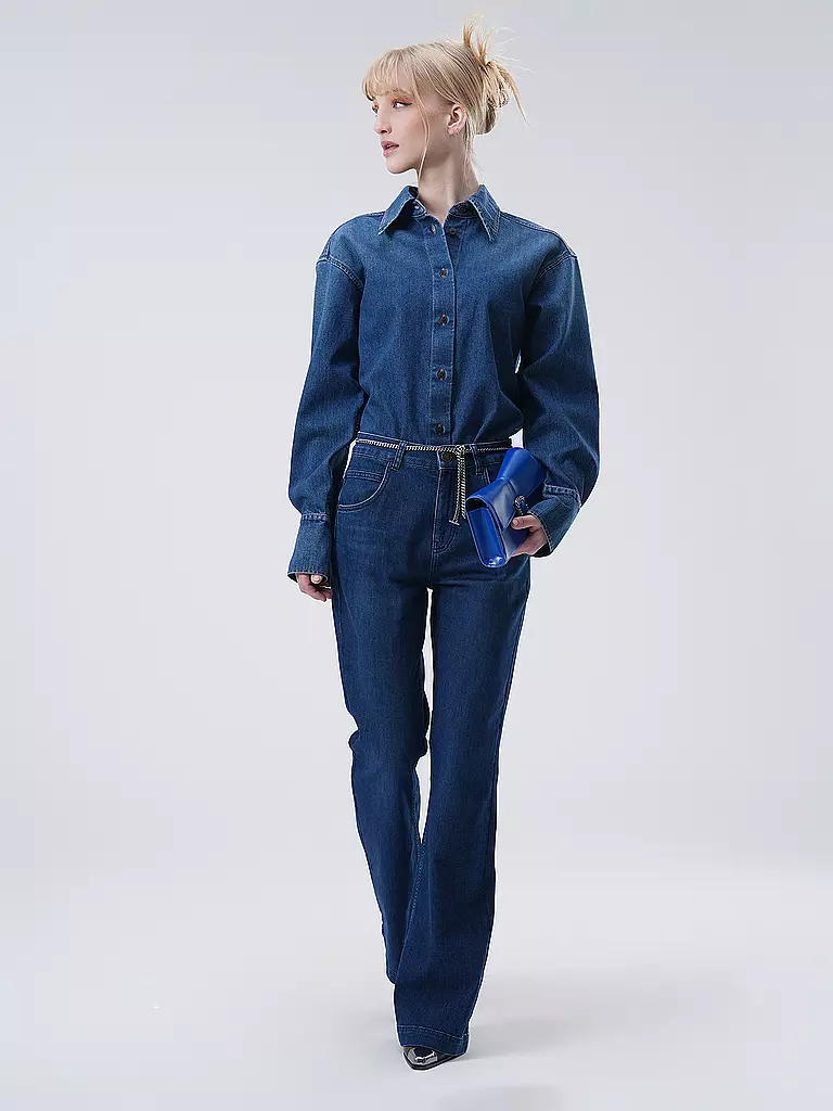 LANIUS | Jeans Coupe Bootcut | dunkelblau