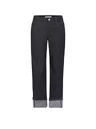 LANIUS | Jeans coupe droite 7/8 | Bleu foncé