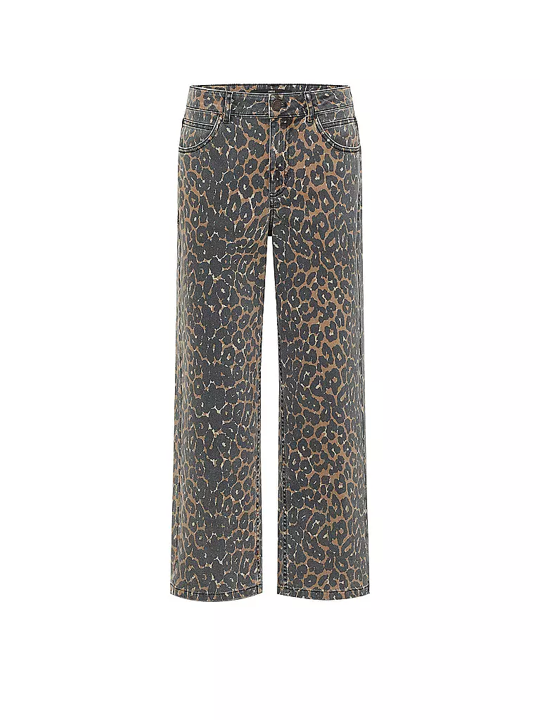 LANIUS | Jeans coupe droite | camel