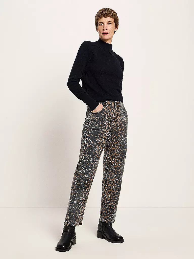 LANIUS | Jeans coupe droite | camel