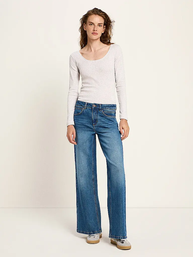 LANIUS | Jeans Jambe Large | blau