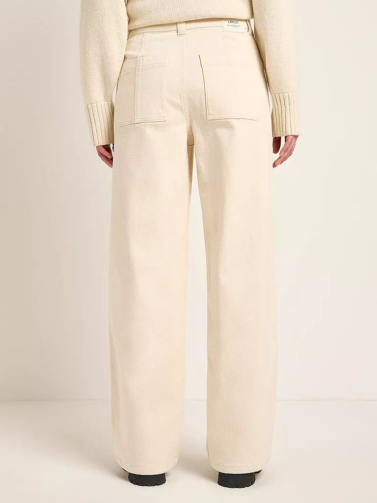 LANIUS | Jeans Wide Leg  | Crème