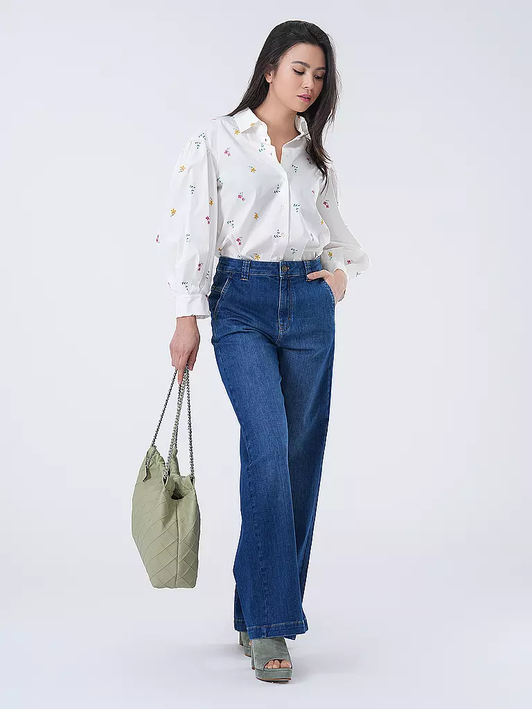 LANIUS | Jeans Wide Leg | Bleu