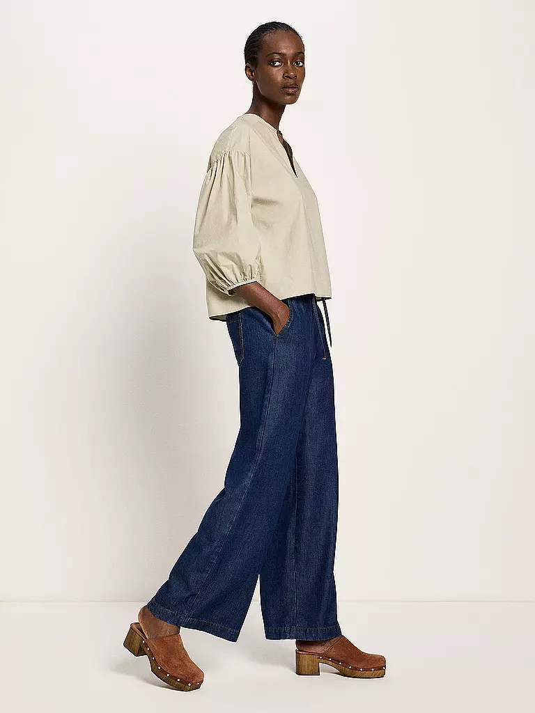 LANIUS | Jeans Wide Leg | dunkelblau