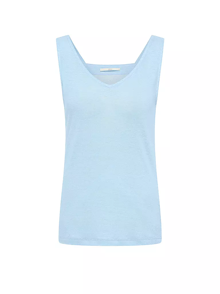 LANIUS | Leinentop  | Bleu clair