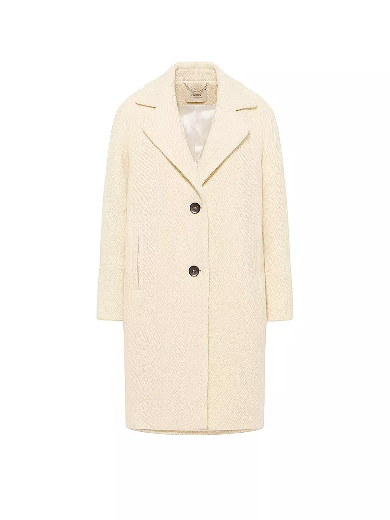 LANIUS | Manteau en laine | Crème