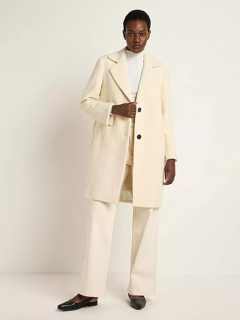 LANIUS | Manteau en laine | Crème