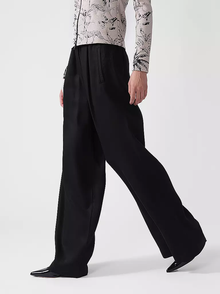 LANIUS | Marlenehose  | Noir