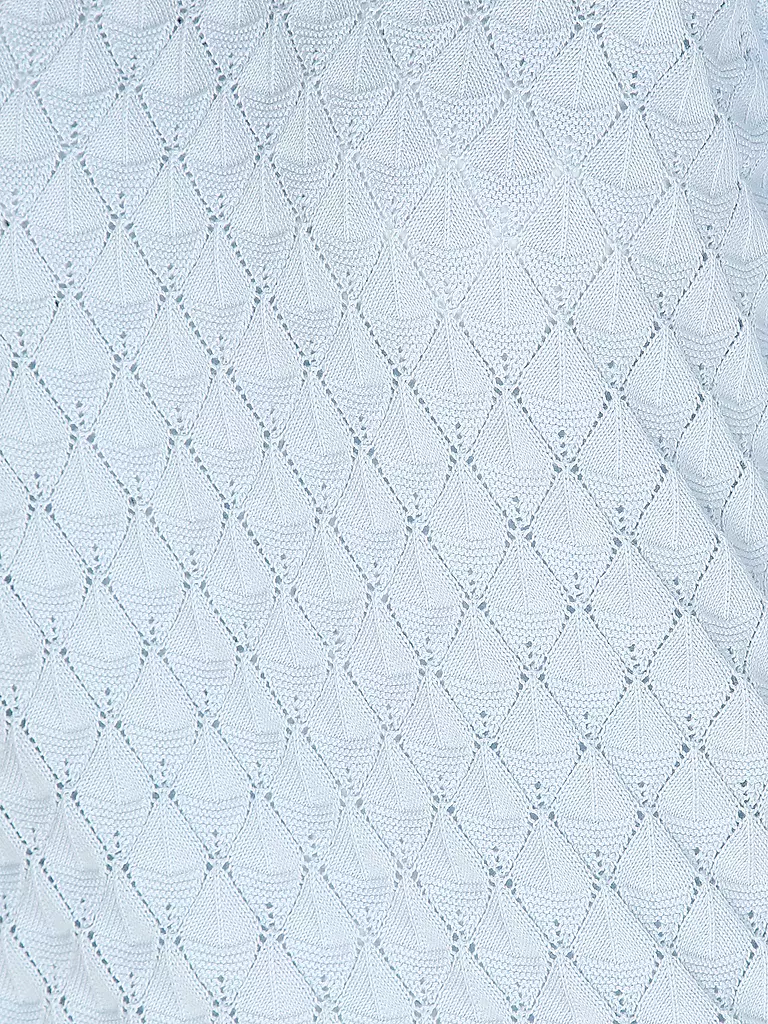 LANIUS | Nom du produit: Pull
Marque: LANIUS
Couleur: hellblau
Catégories: Mode,Damen

Longueur des manches: Manches courtes
Encolure: Col rond
Matériel: Coton
Motif: Uni
Coupe (vêtement d'extérieur): Regular
Style: Pure
Détails: Motif tricoté | Bleu clair