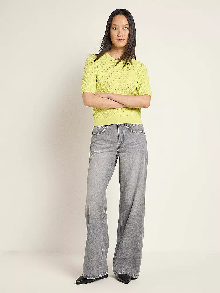 LANIUS | Nom du produit: Pull
Marque: LANIUS
Couleur: jaune
Catégories: Mode,Femme

Longueur des manches: Manches courtes
Encolure: Col rond
Matière: Coton
Motif: Uni
Coupe (vêtements d'extérieur): Regular
Style: Pure
Détails: Motifs tricotés | Jaune