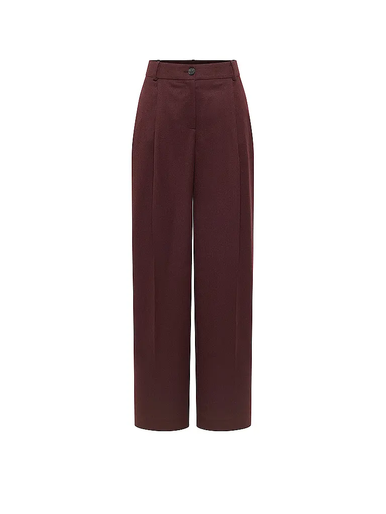 LANIUS | Pantalon Marlene | Rouge foncé