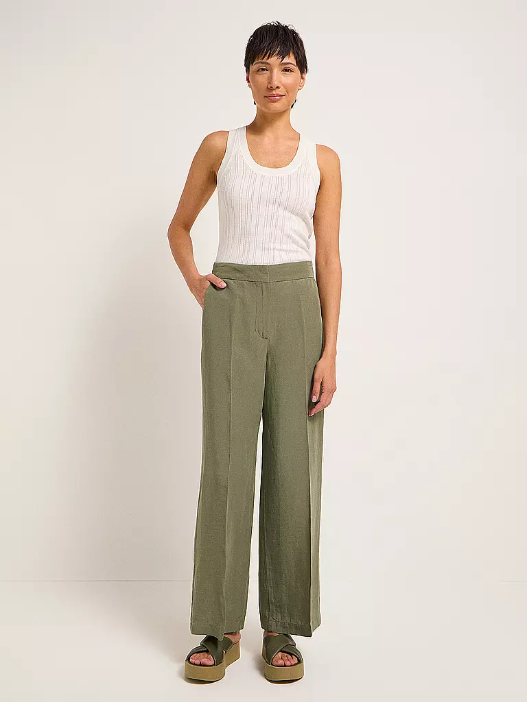 LANIUS | Pantalon Marlene | grün