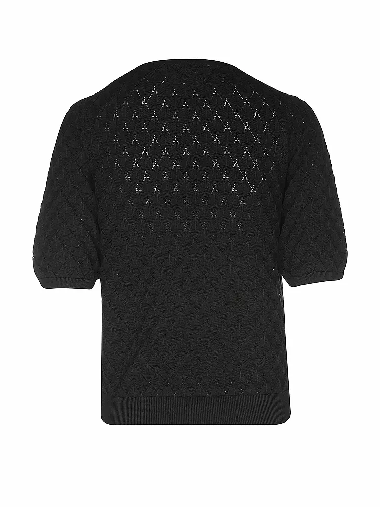 LANIUS | Pull-over
Marque : LANIUS
Couleur : noir
Catégories : Mode, Femme

Longueur des manches : Manches courtes
Encolure : Encolure ras du cou
Matière : Coton
Motif : Uni
Coupe (vêtements d’extérieur) : Regular
Style : Pure
Détails : Motif tric | Noir